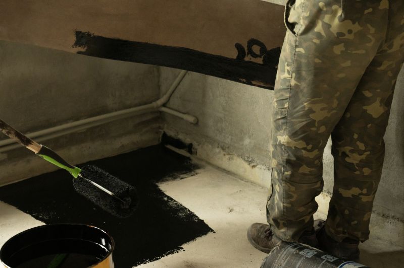 Basement Waterproofing Installation